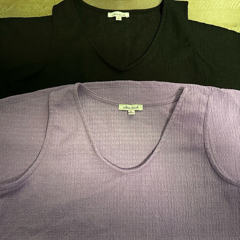 Bundle of 2 NWOT S White Birch Tank Tops